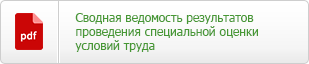 Сводная ведомость результатов проведения специальной оценки условий труда.